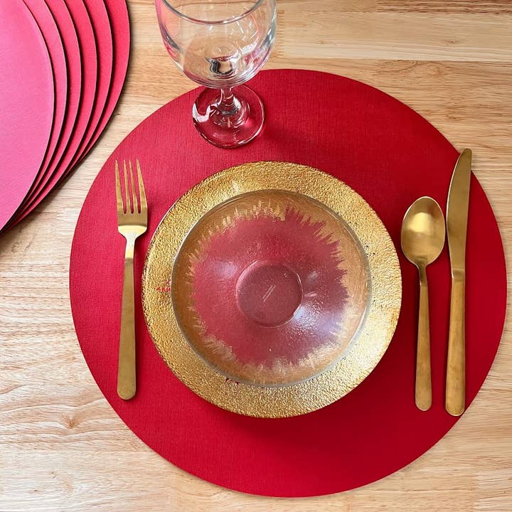 Davanti/Vía Deco Home - Wholesale Placemat - Novotela Shimmer Placemat Round1