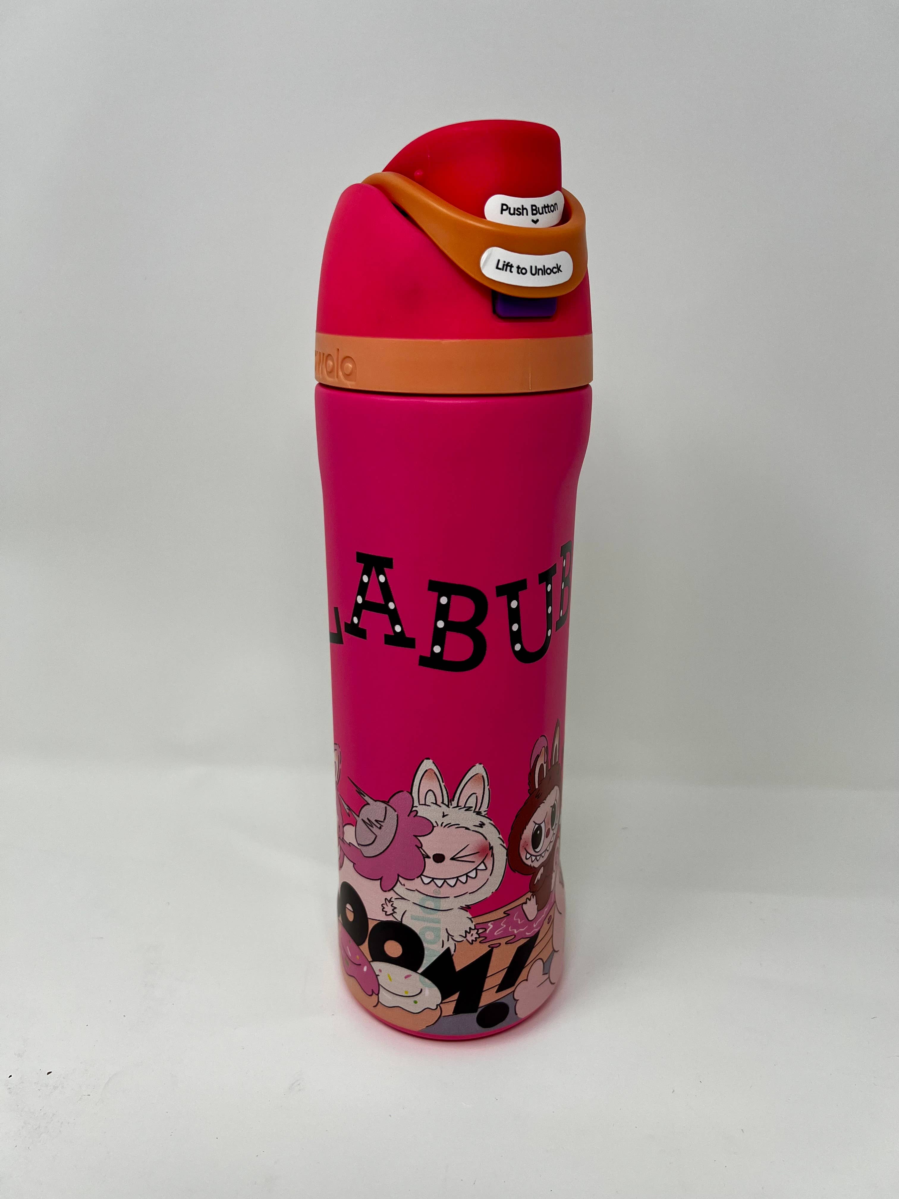 Gumdrop Garden - Wholesale Water Bottle - Labubu Printed Owala Bottle – Exciting Macaron Design0
