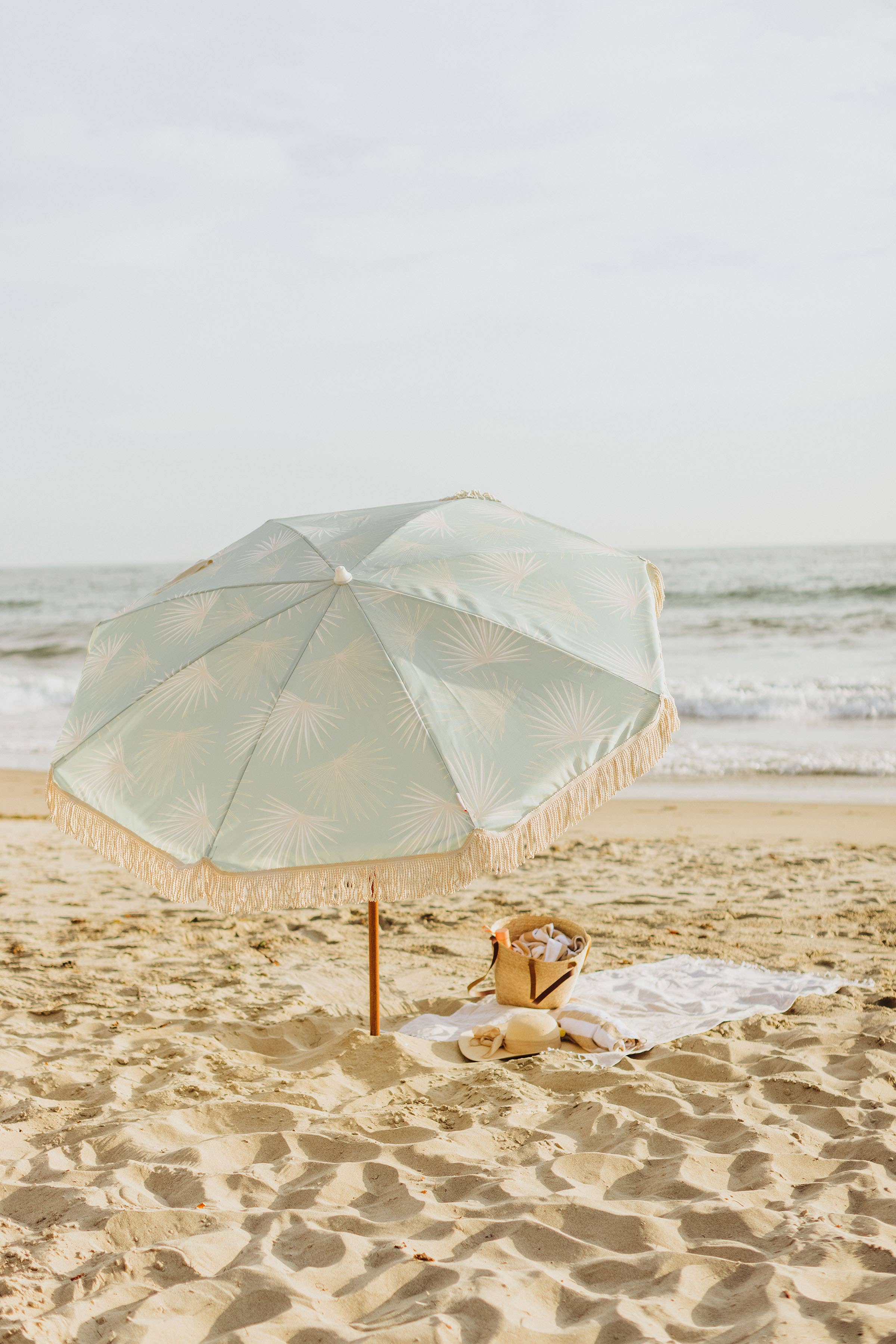 Beach State Summerland Beach Umbrella - Palm Beach for wholesale on Faire20