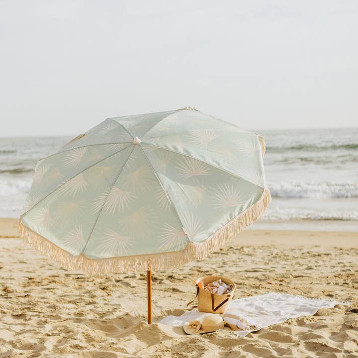Beach State Summerland Beach Umbrella - Palm Beach for wholesale on Faire20