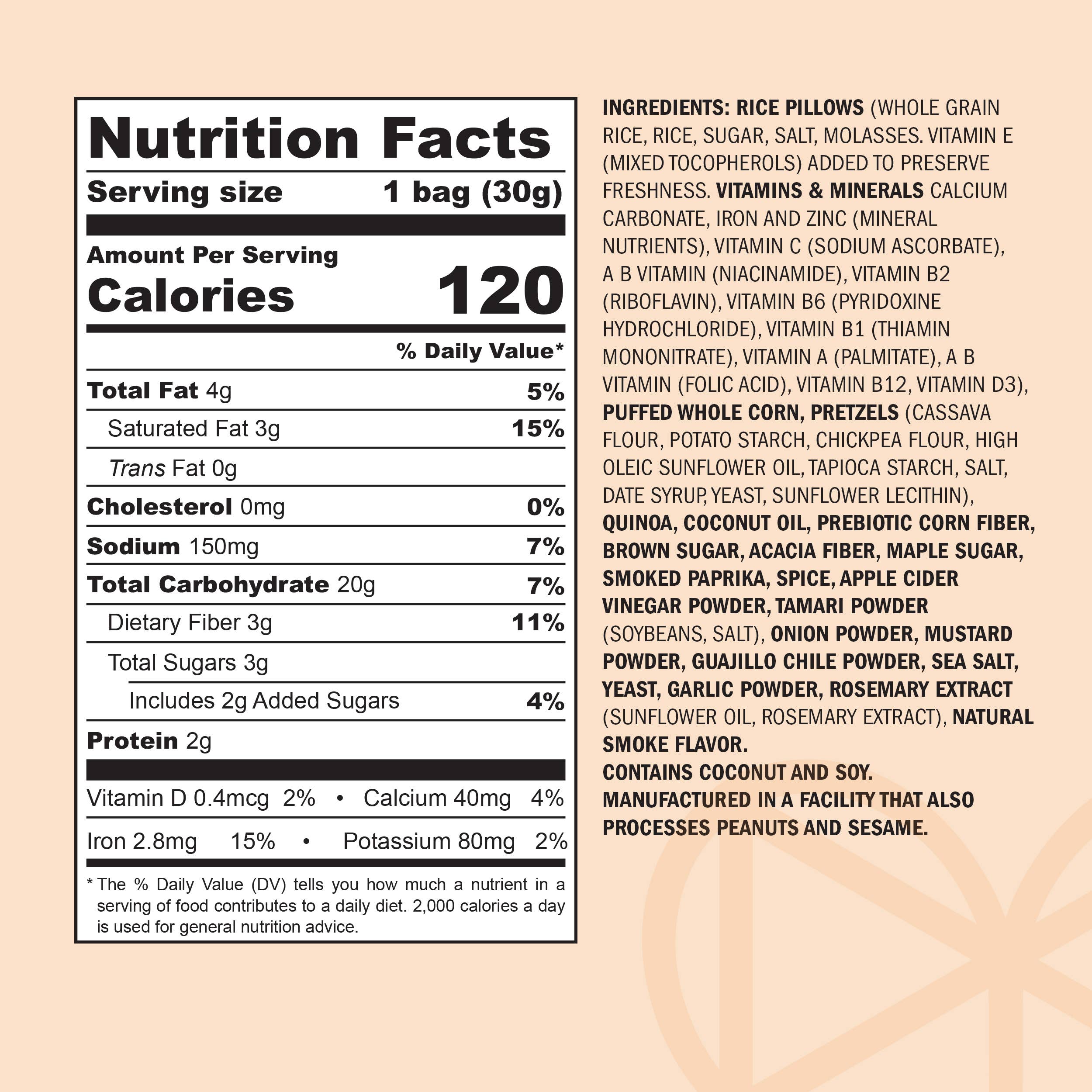 MARIMIX Crunch-Baked Snackmix - Wholesale Pretzels - Smokehouse BBQ - Single Serve2