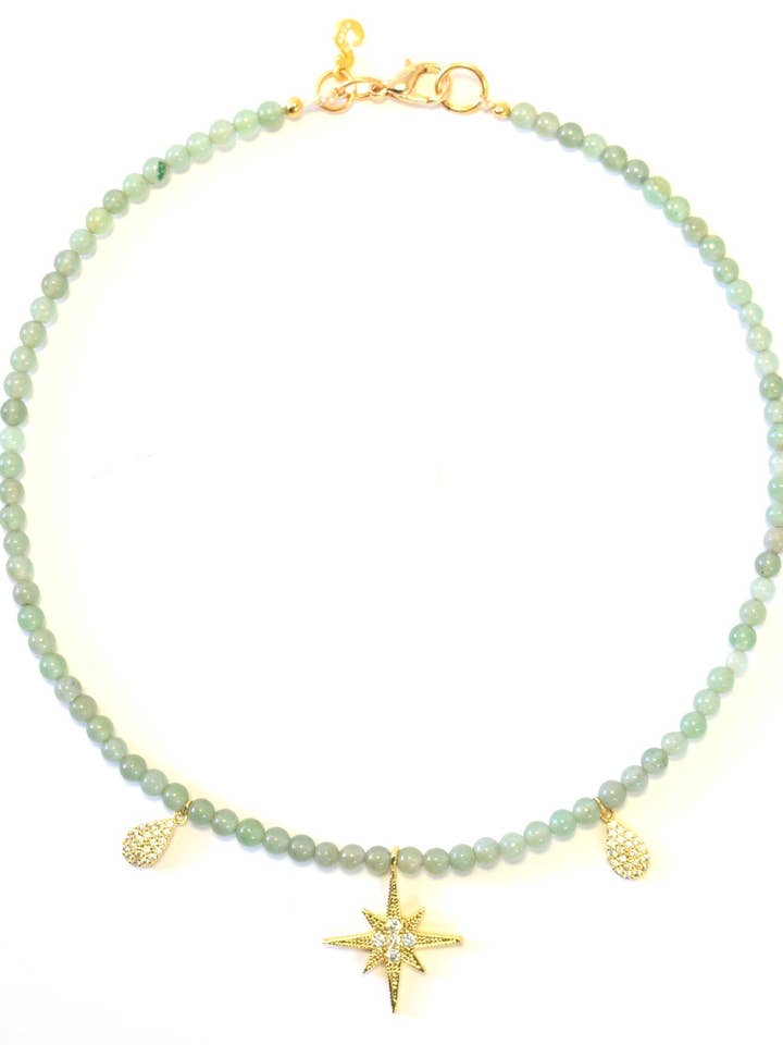 SHIMMER - Collar con colgante de estrella del norte para venta al por mayor de Sigalie Jewelry