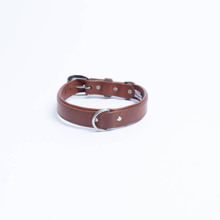 Angel Pet Supplies Inc. - Wholesale Pet Collar - Dog - Dallas Leather Dog Collar by ANGEL™ | Authentic7