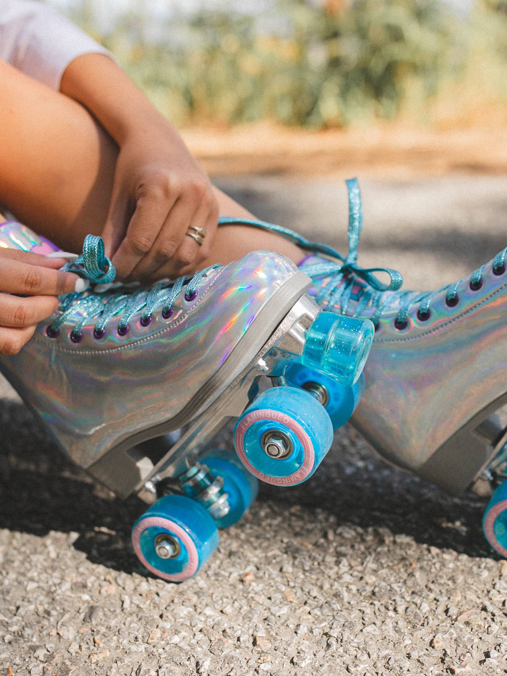 Flamingueo - Wholesale Sporting Accessories - Skates 4 Wheels Holographic 4