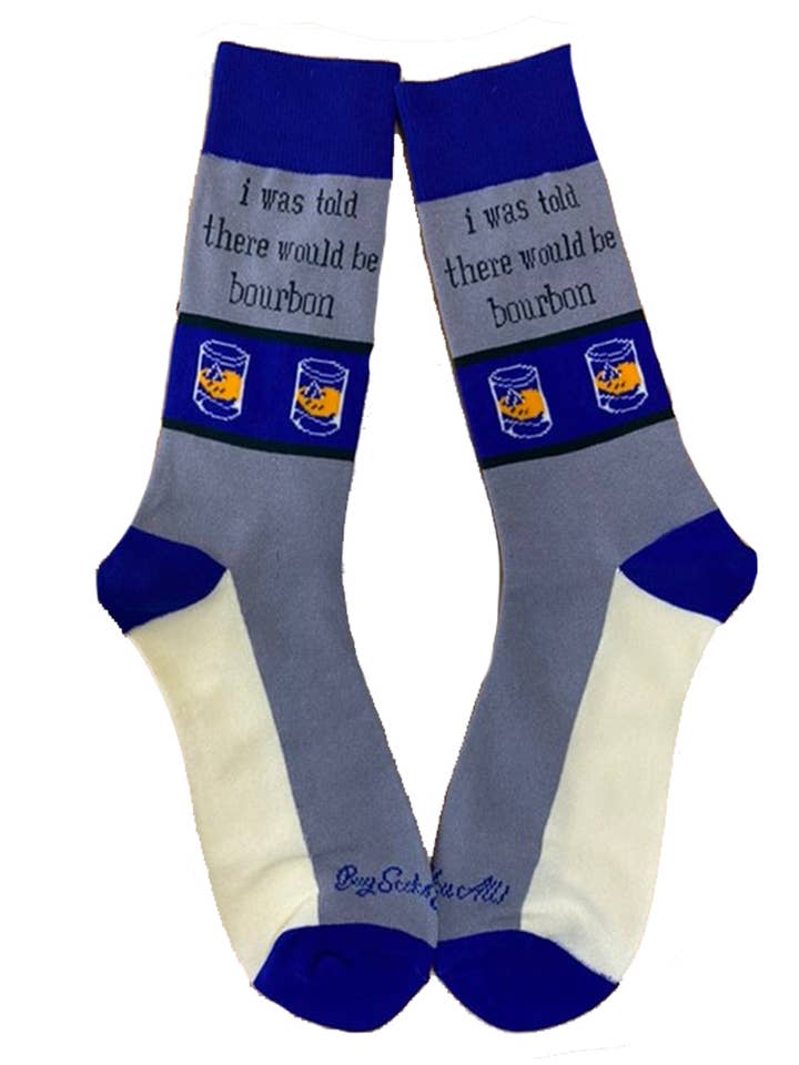 Me dijeron que habría calcetines de hombre bourbon para venta al por mayor de Buy Socks You All