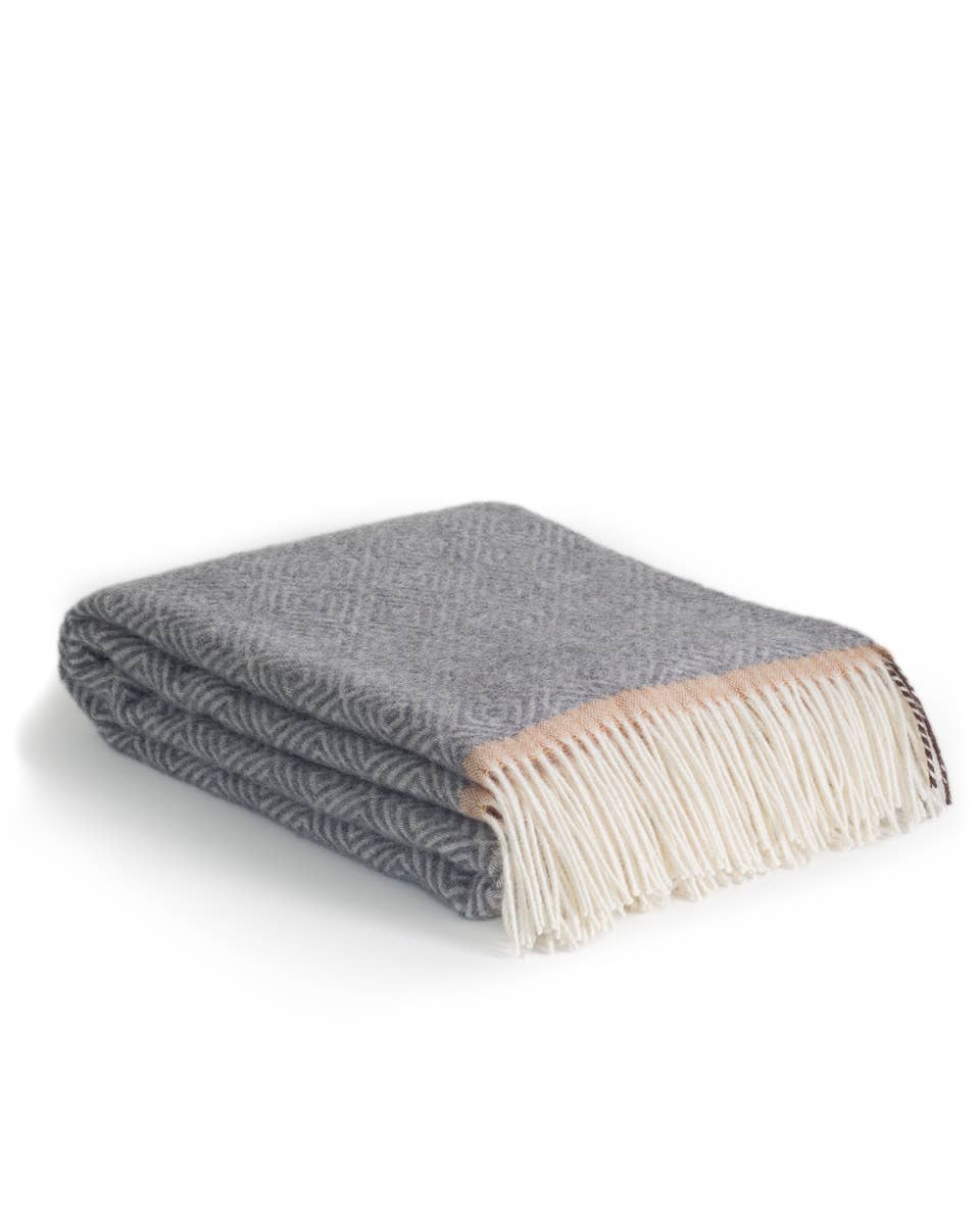 MoST - Wholesale Throw Blanket - Wool Throw Blanket VENEZIA Grey3
