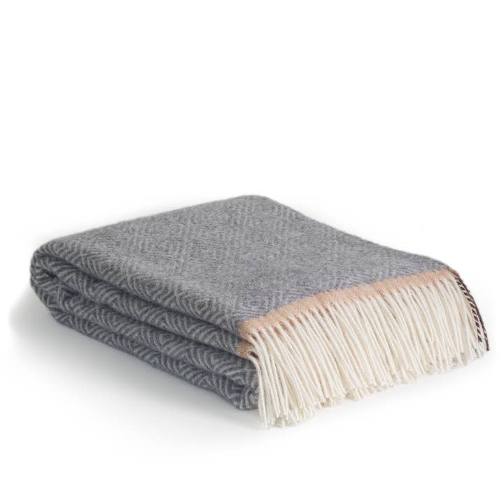 MoST - Wholesale Throw Blanket - Wool Throw Blanket VENEZIA Grey3
