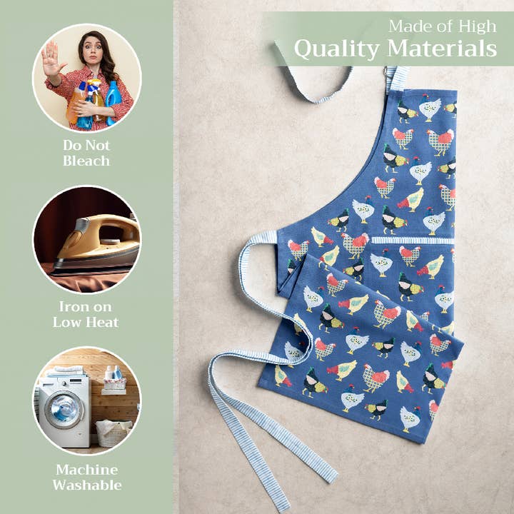 Maison d'Hermine - Design in Every Thread - Wholesale Apron - Apron 100% Cotton - Everyday Cooking - Picoti2