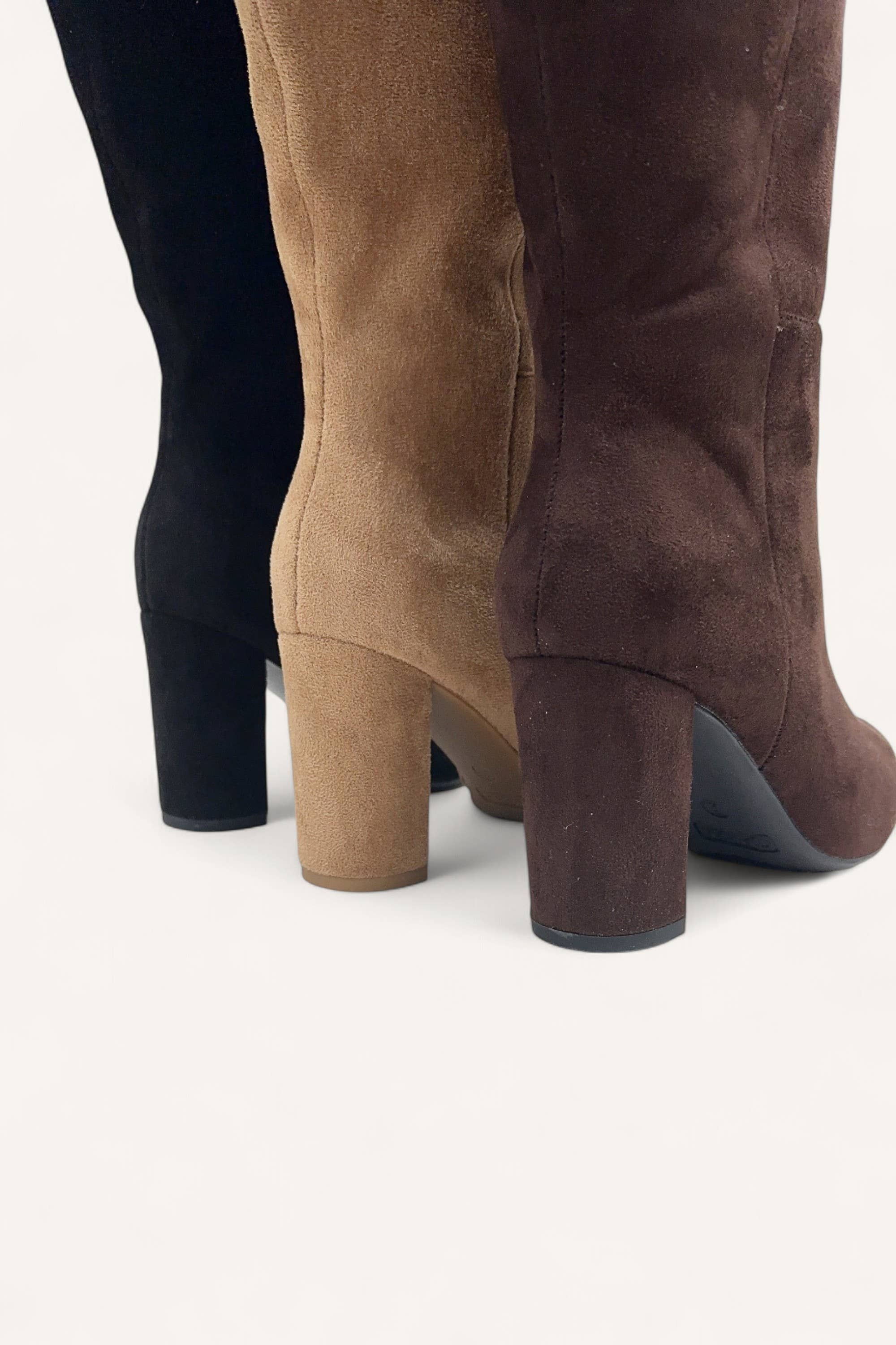 CCOCCI - Wholesale Boots - Women's - BRAZIL-84 LUXURIOUS FAUX SUEDE KNEE BOOTS2