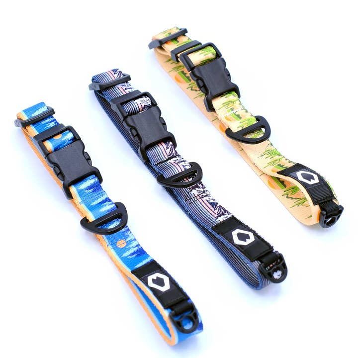 Nylon Dog Collar YKK Quick Release Buckle Outdoor Style for wholesale by Euro-Dog Collars and Leads