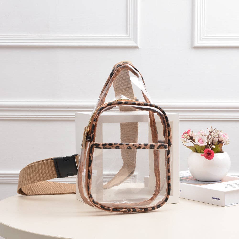MiMi Wholesale - Wholesale Crossbody Bag - Women's - TG10420 Slim Size Clear Sling Bag6