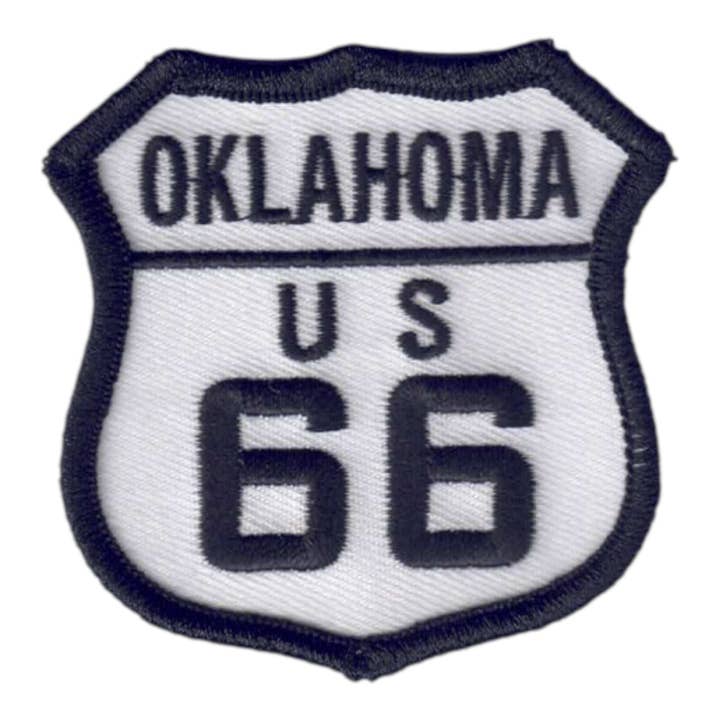OKLAHOMA US 66 Souvenir Patch - 2816 for wholesale by Happy Wood Products