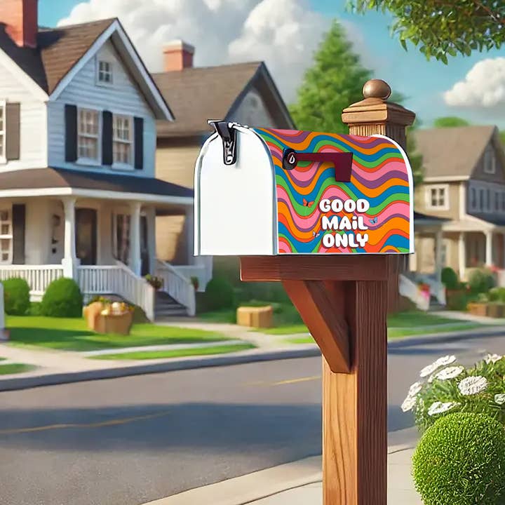 Happy Cow Lawn Decor - Wholesale Outdoor Ornament/Decor - Good Mail Only Mailbox Cover #MC0006