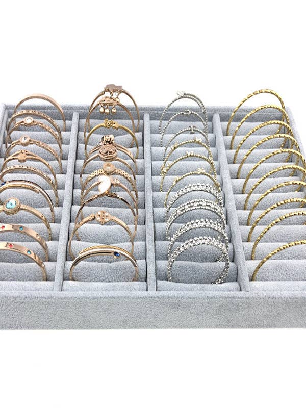 Présentoir de bracelet en flanelle W1627 pour la vente par Ole