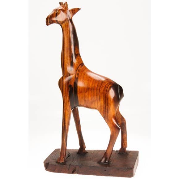 Giraffe Ironwood Carving for wholesale by Earthview