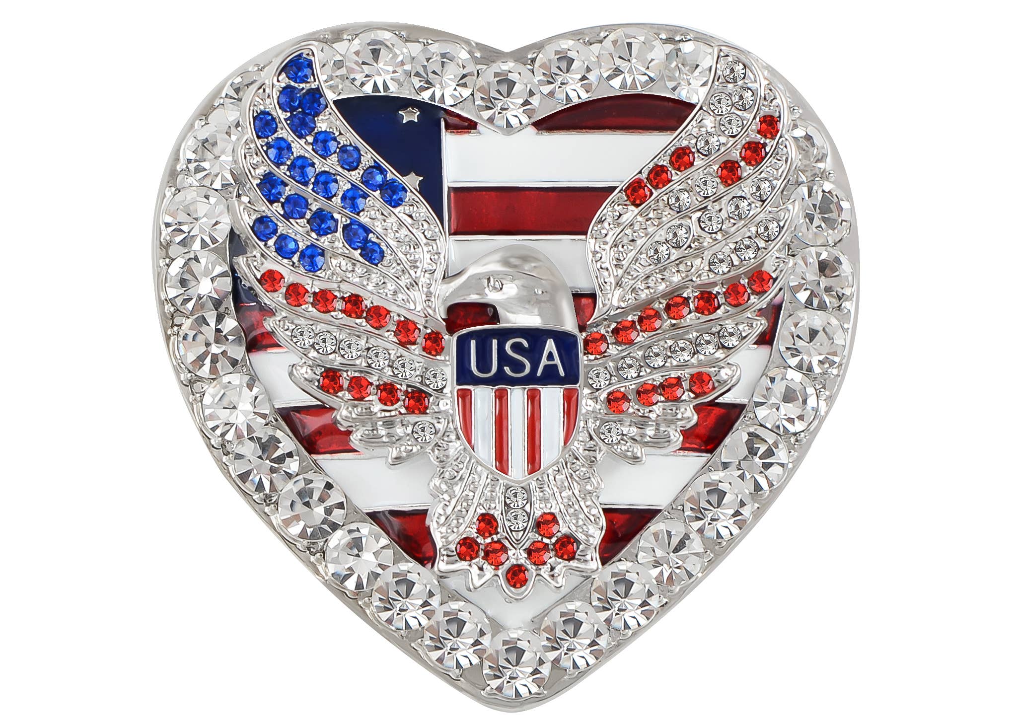 AK Brand – Großhandel Broschen – Brosche mit amerikanischer Flagge der USA, 4. Juli23