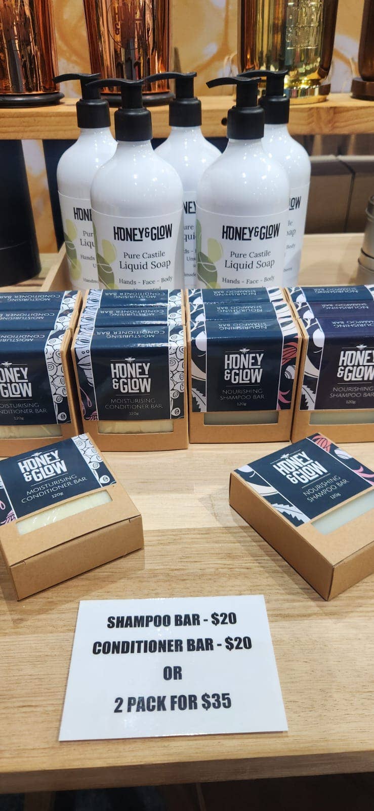 Honey and Glow - Wholesale Shampoo Puck/Solid Shampoo - Nourishing Shampoo Bar and Moisturising Conditioner Bar3