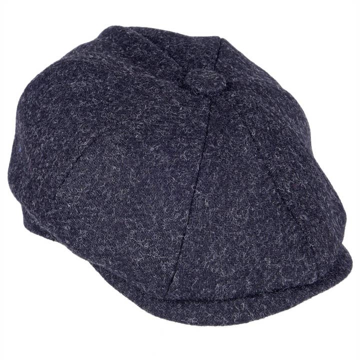 Heather Hats & Accessories - Wholesale Newsboy/Schoolboy Hat - Unisex - ZH215 Archie Twill Tweed 8 Piece Cap3