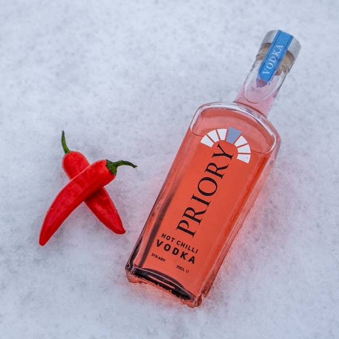 Priory Hot Chilli Vodka for wholesale by Priory Vodka