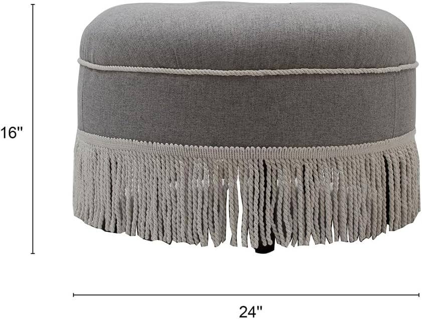 Jennifer Taylor Home - Wholesale Ottoman - Yolanda 24" Round Upholstered Accent Ottoman18
