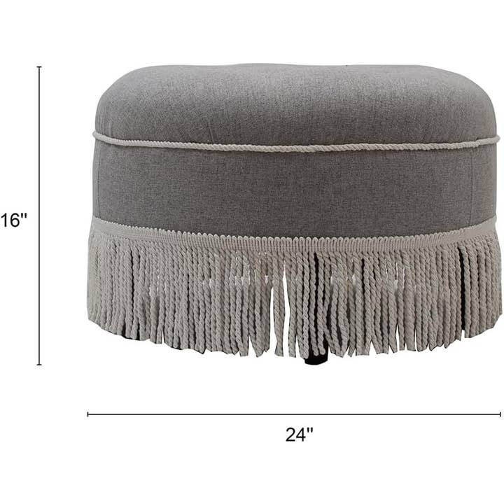 Jennifer Taylor Home - Wholesale Ottoman - Yolanda 24" Round Upholstered Accent Ottoman18