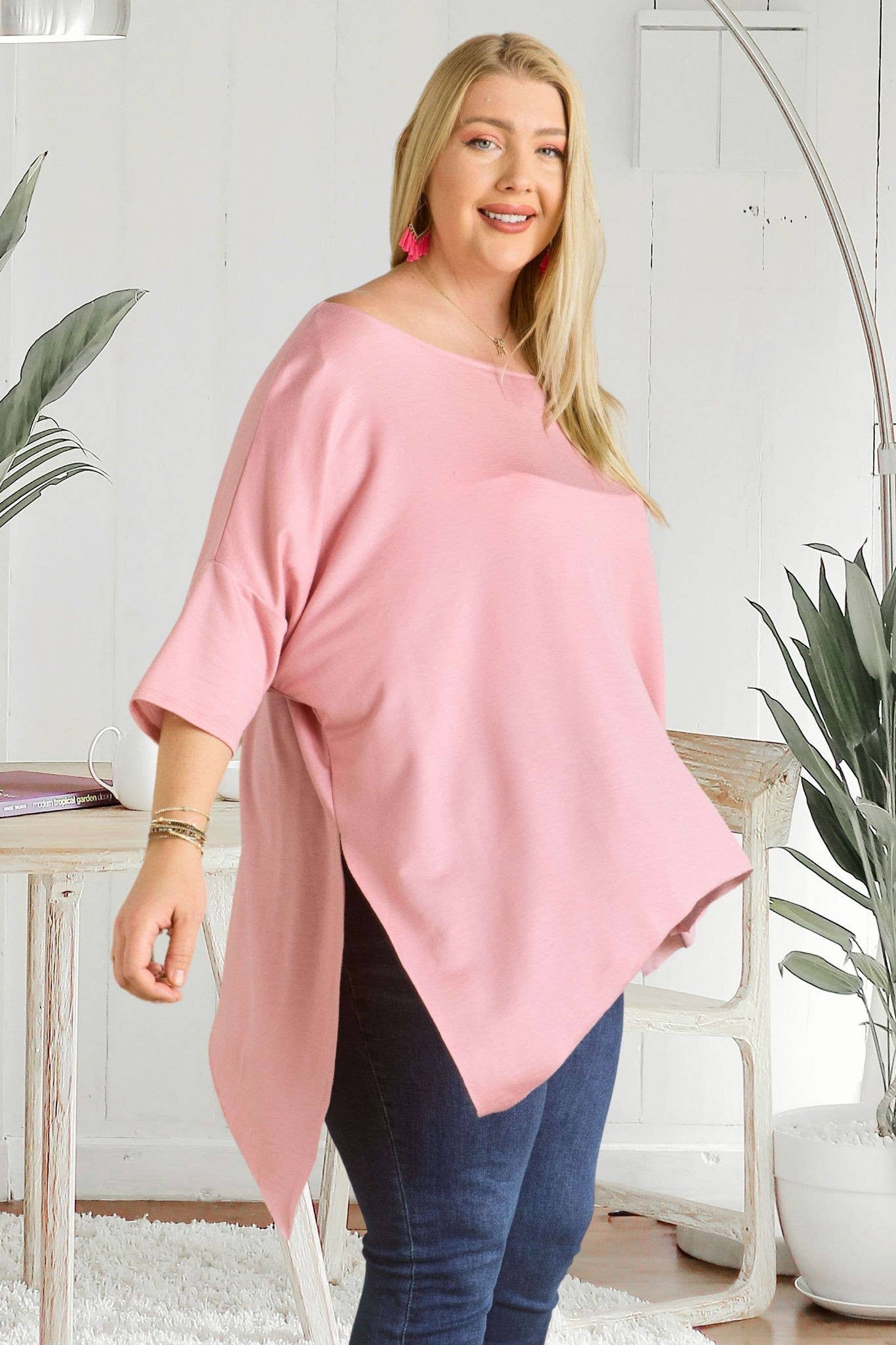 Madelyn - Vente Tunique – femme - LYT9173X-PLUS HAUT À ENCOLURE BATEAU4