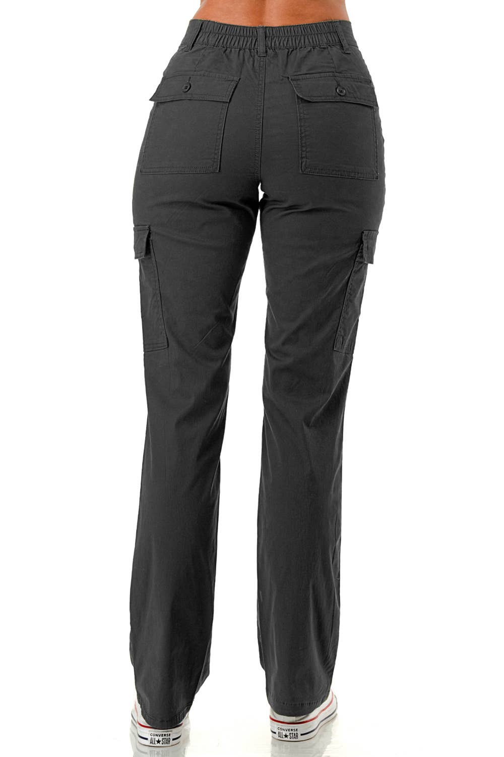 Color 5 – Engroshandel Bukser - Dame – Farvevede lige ben justerbare lastbukser i taljebånd26