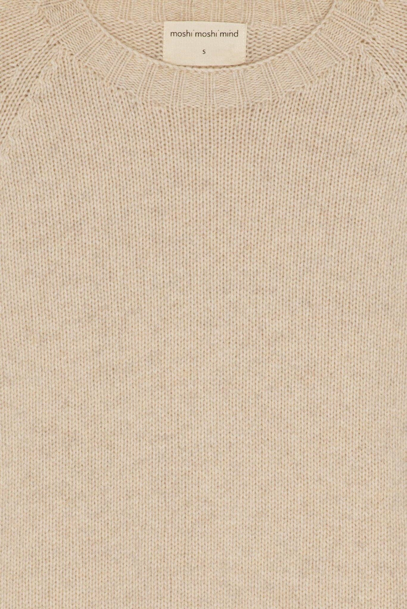 moshi moshi mind - Wholesale Knit Sweater - Women's - sienna knit wool - oatmeal melange3