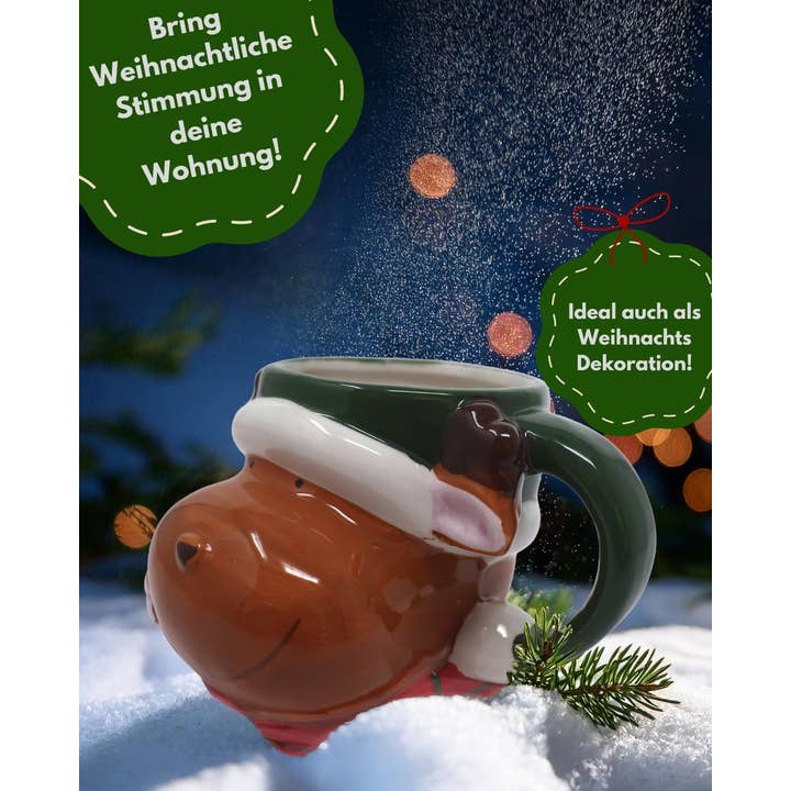 Close Up GmbH - Wholesale Coffee Mug - Reindeer Mug 3D3