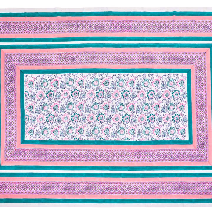 Ventotene - Mezzero Decor Roze Groen 180X270 voor wholesale door Novità Home