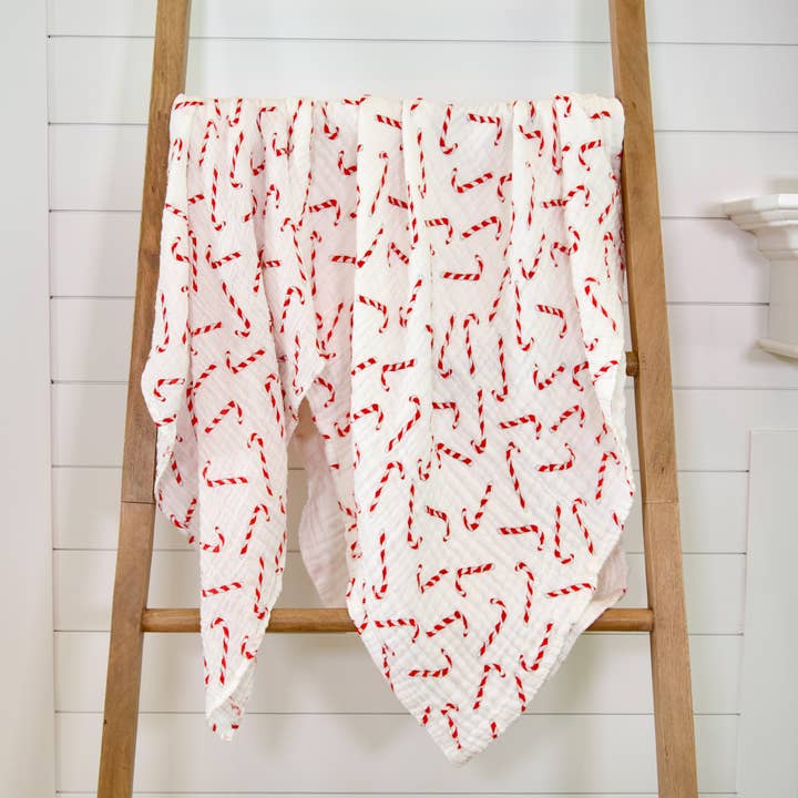 LollyBanks - Wholesale Quilt - Kids & Baby - Mint To Be Together -Baby Toddler Christmas Muslin Blanket9