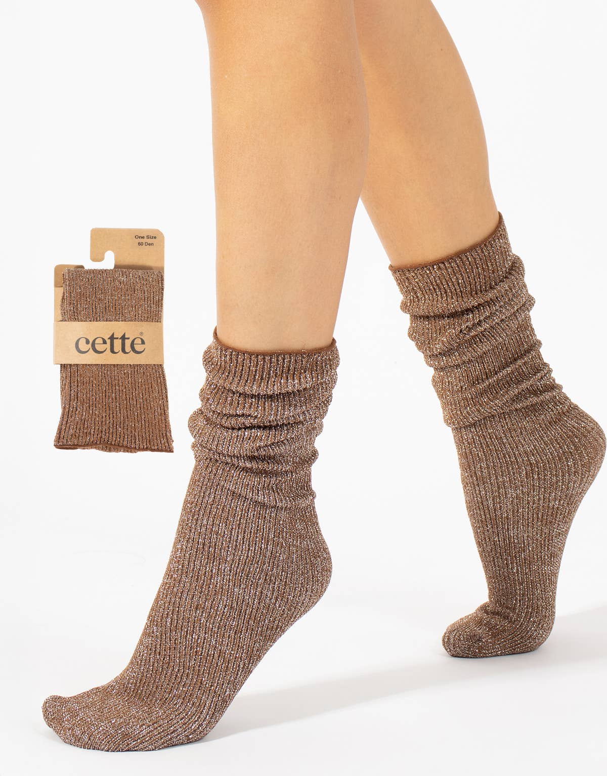 Cette - Wholesale Socks - Women's - Ribbed Socks, Shiny Socks for Women, Dresses for Women30