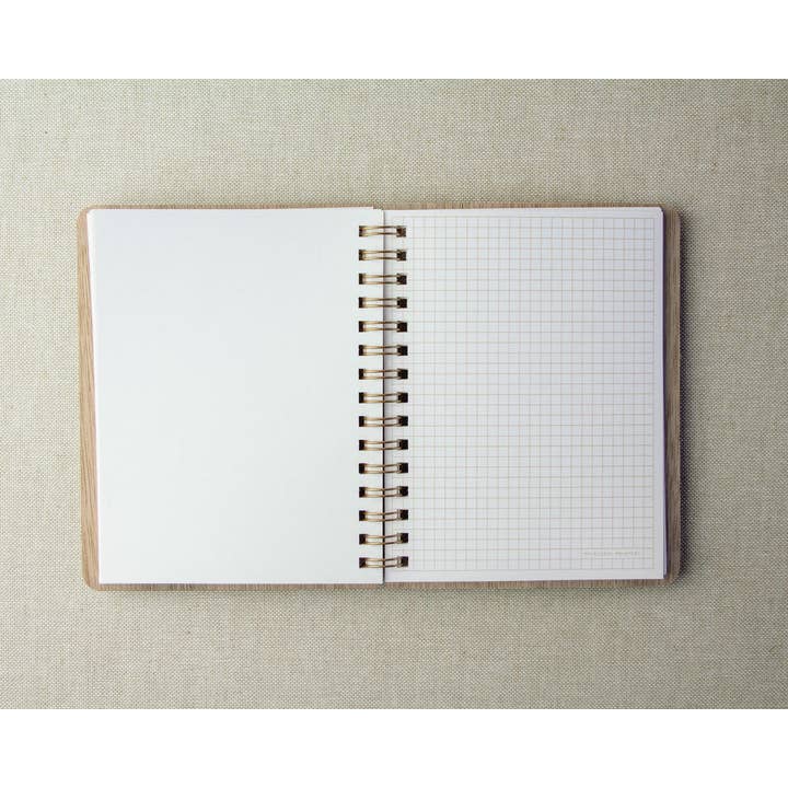 Pinecrest Printery - Wholesale Notebook - Faux Bois Notebook Small1