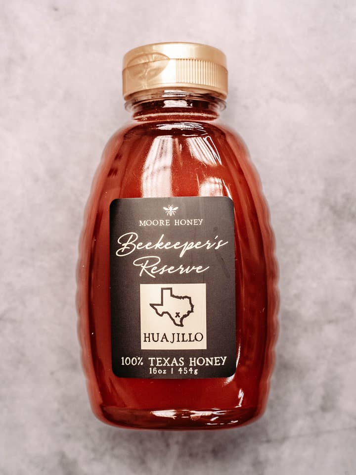Beekeeper's Reserve Huajillo Honey 16oz for wholesale by Moore Honey