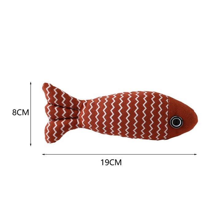 Toby Supply - Wholesale Pet Toy - Cat - Linen Catnip Fish Toy – Durable & Chew-Resistant_CWMM5399