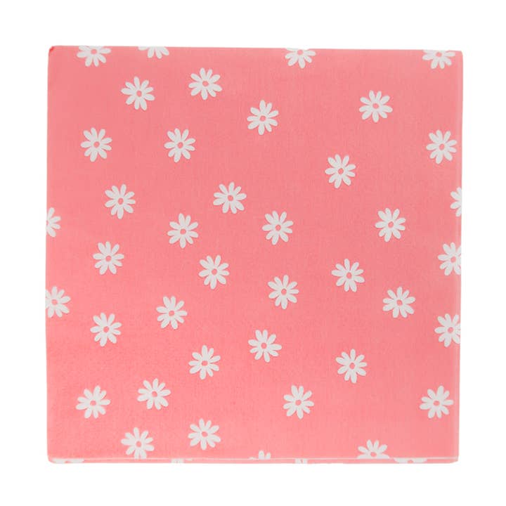Camp Bachelorette Daisy Cocktail Napkins for wholesale by Jollity & Co. + Daydream Society