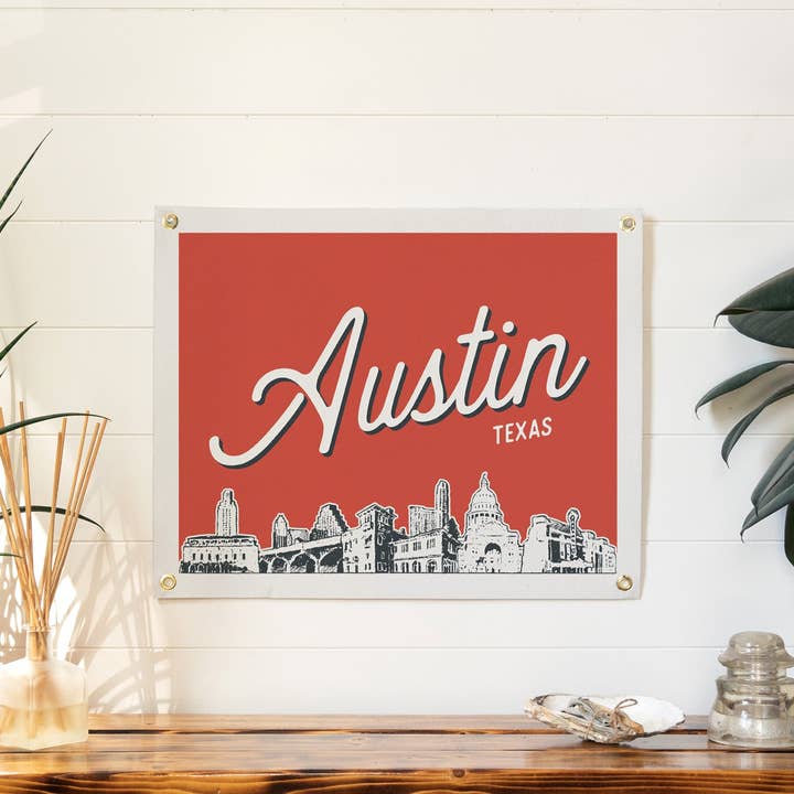 Benoit's Design Co. - Wholesale Bord/bordje - Vilten spandoek uit Austin, Texas1