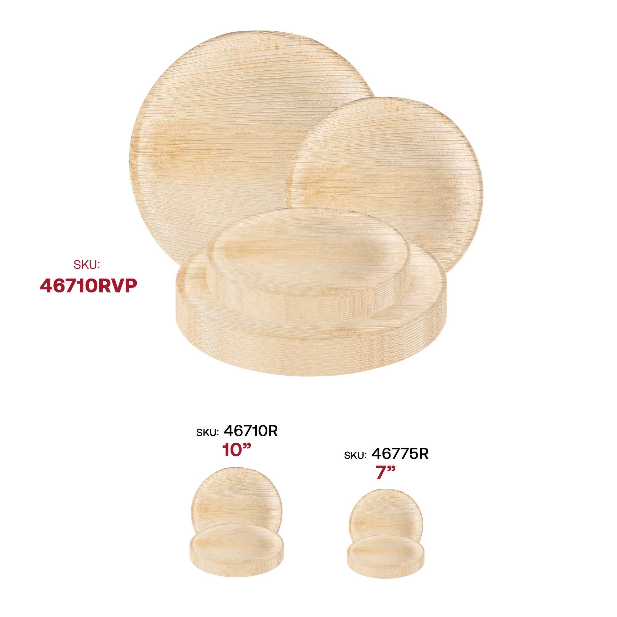 Smarty had a Party – wholesale Servisset – Rundt palmblad miljövänligt middagsservis - 100 gäster6