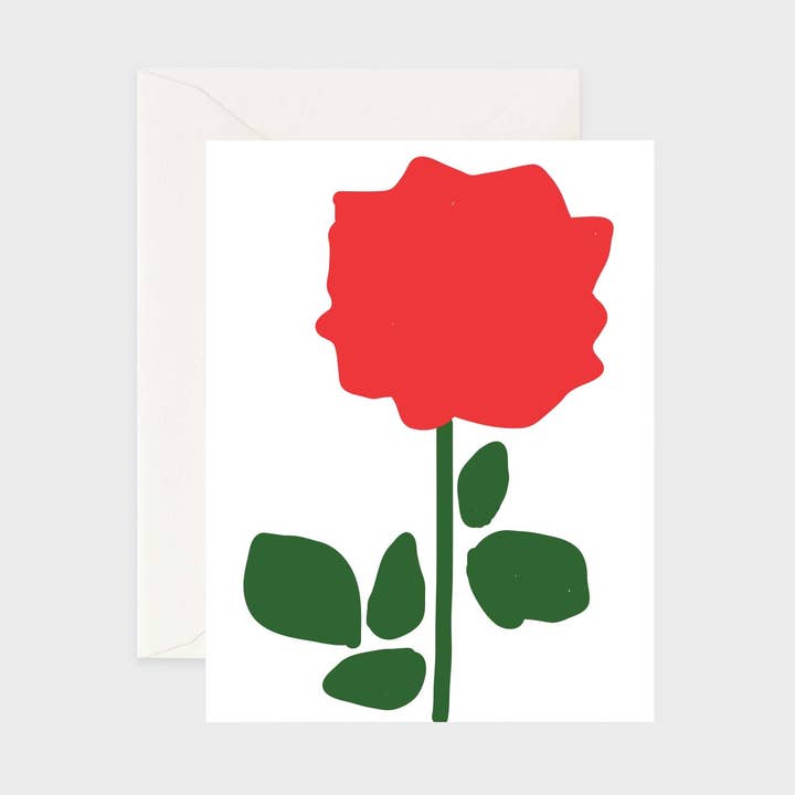 Lettuce | Card | Rose for wholesale by Father Rabbit Merchant & Lettuce