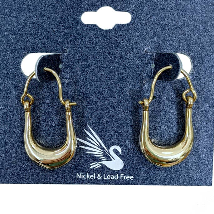 Dinan Brass Hoop Earring for wholesale by Saraswati Imports