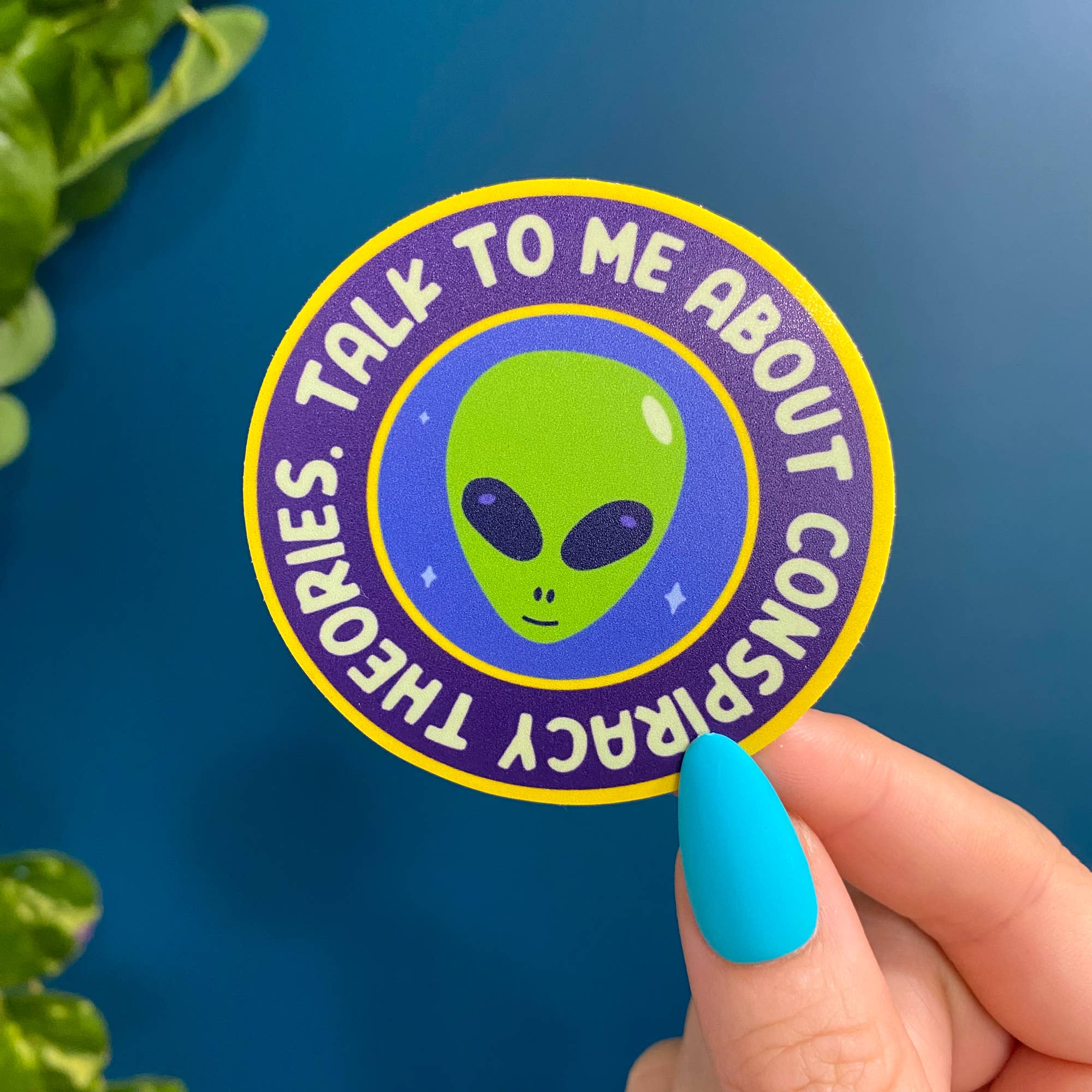 Chelzart - Wholesale Sticker - Conspiracy Theory Sticker | Talk To Me About Conspiracies0