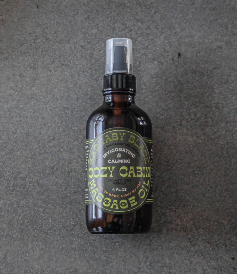 Barnaby Black - Wholesale Massage Oil/Gel - Cozy Cabin Massage Oil0