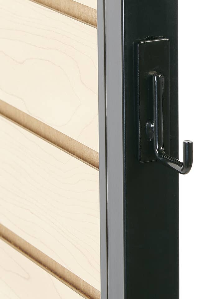 Black Metal Add On Hooks For Slatwall Merchandiser for wholesale by Store Supply Warehouse