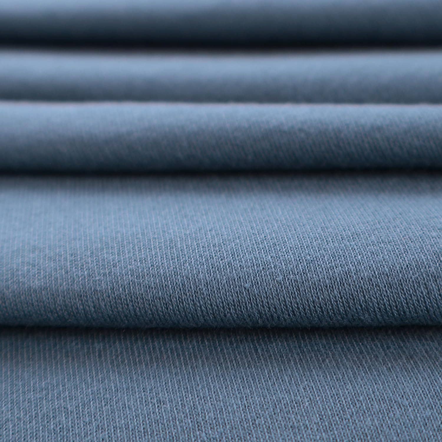 Mook Fabrics - Wholesale Fabric - Interlock Knit 64" Solid Fabric by the Yard - Bluestone0