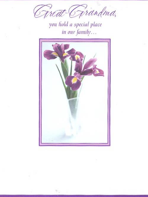 Mother's Day Great Grandma | GRTC | MD | 60956K for wholesale by DICKENS INC.