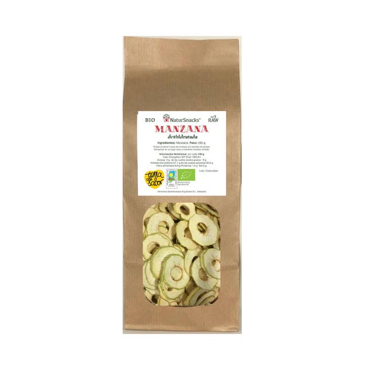 BIO Dehydrated Apple/ Family size for wholesale by Natursnacks