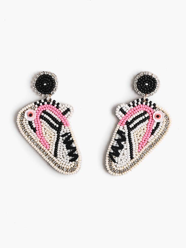 Swoosh Sneakers Earrings for wholesale by America & Beyond