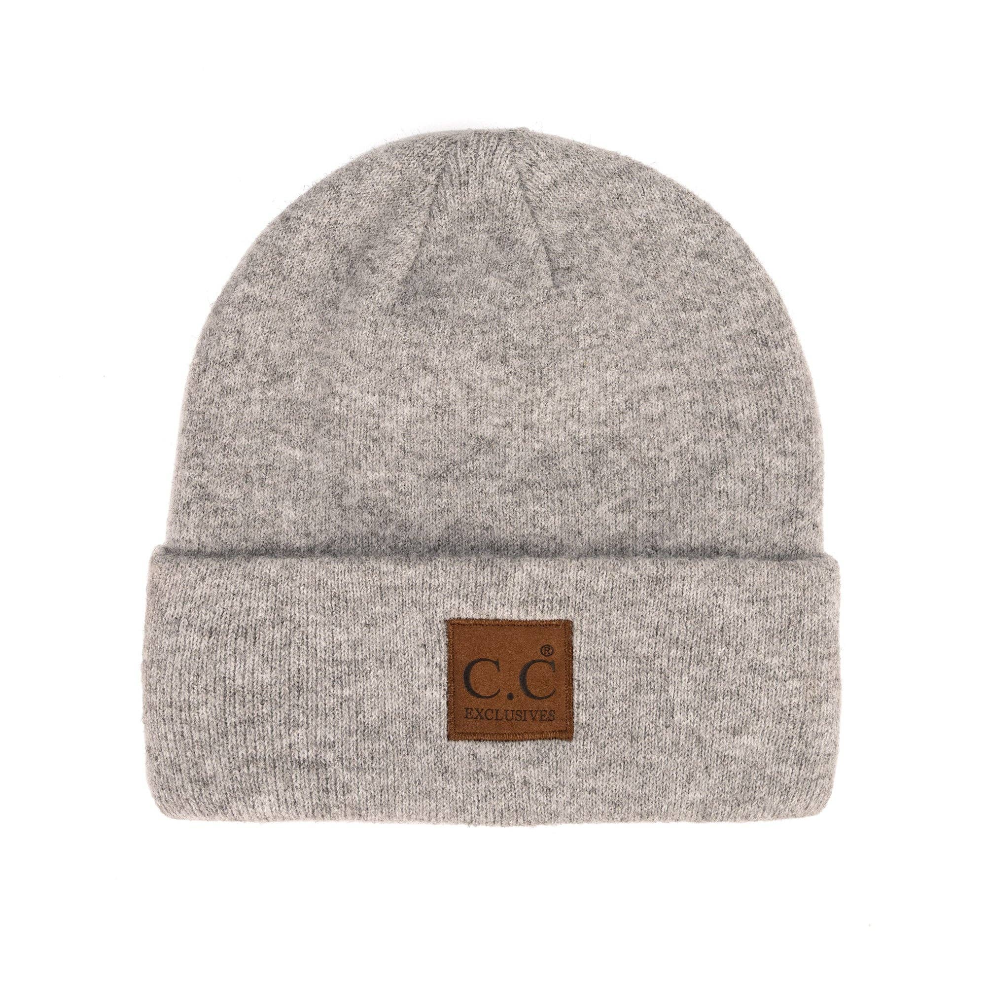 Truly Contagious - Wholesale Beanie - Unisex - CC Beanie Heather Knit Basic ( HTM-9021 )6