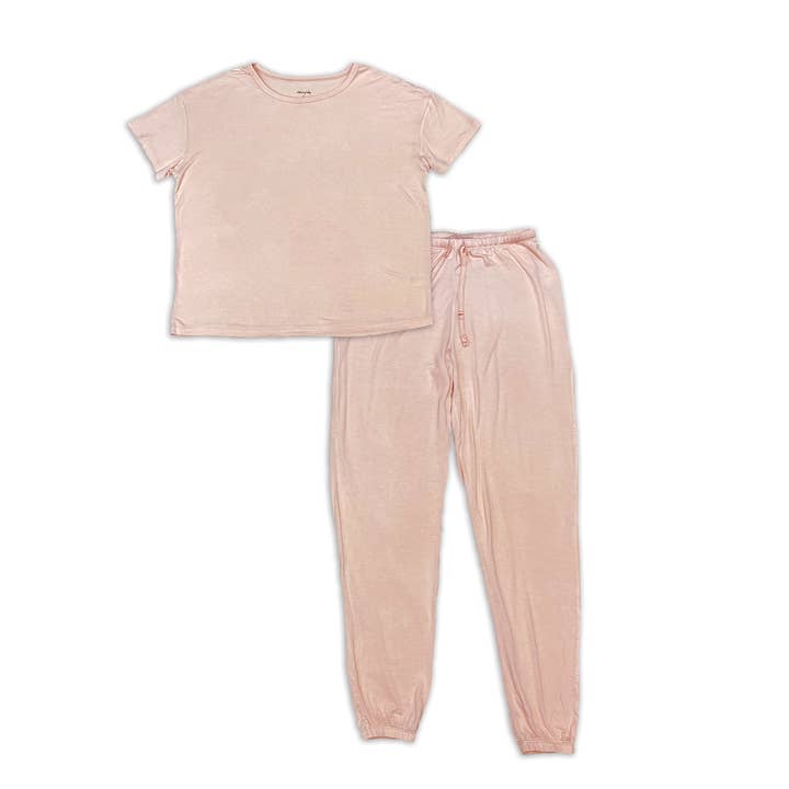 Silkberry Baby - Wholesale Lounge Set - Women's - Women's Bamboo Short Sleeve Loungewear Set