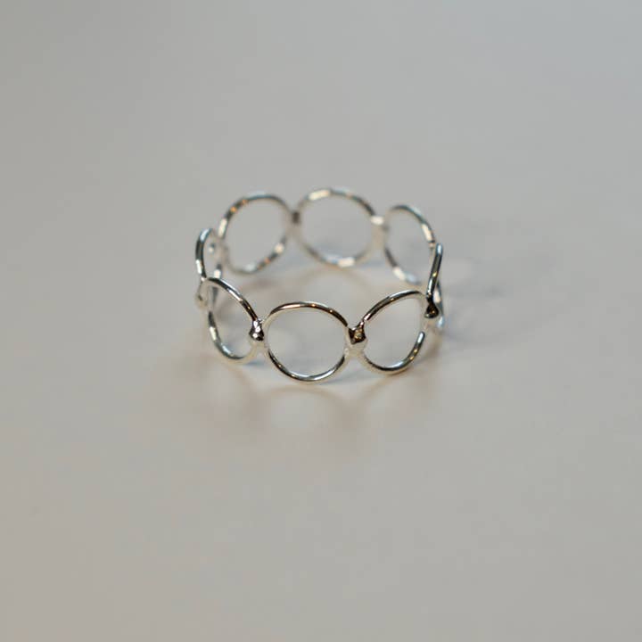 Sterling Silve Bubble Stackable Ring for wholesale by Krystyna's Silver